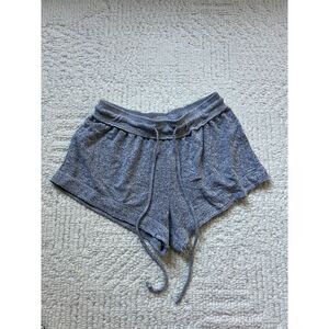 free press grey heathered pajama shorts
